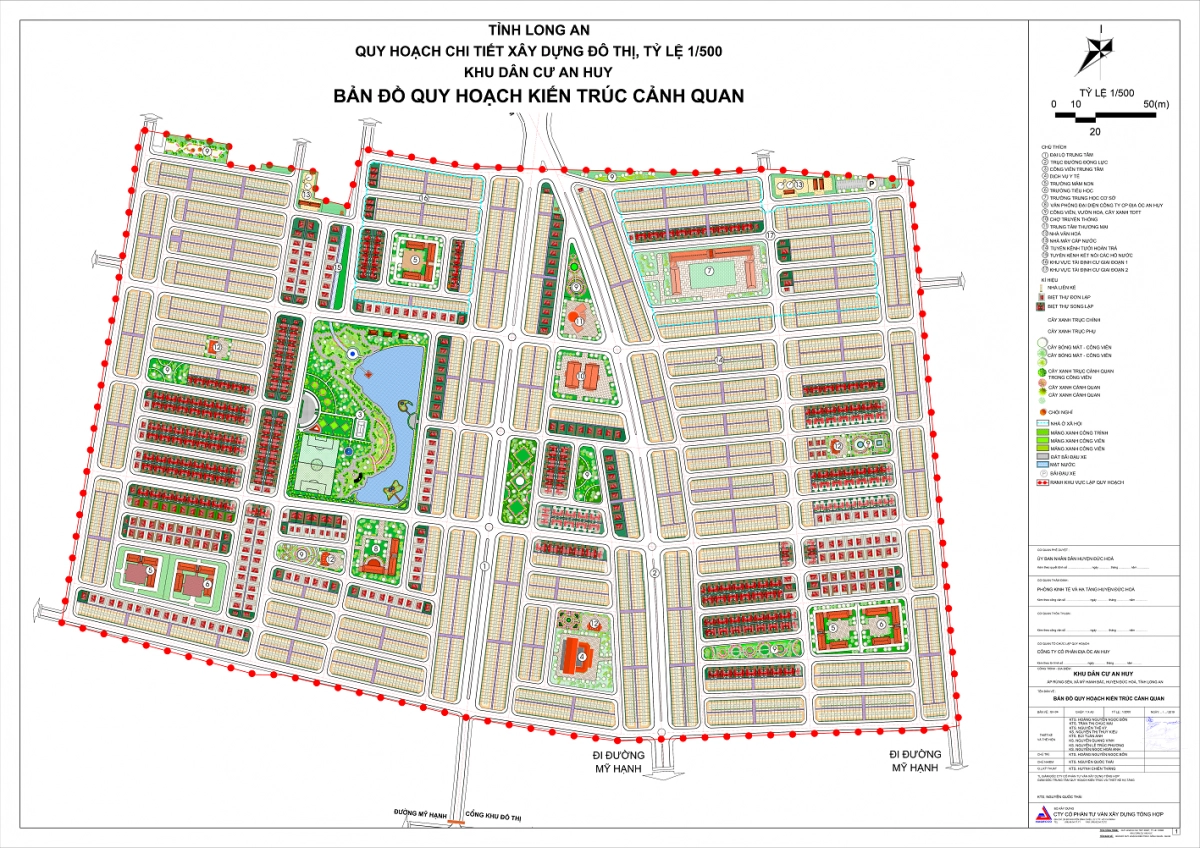 Phối cảnh An Huy Mỹ Việt Long An